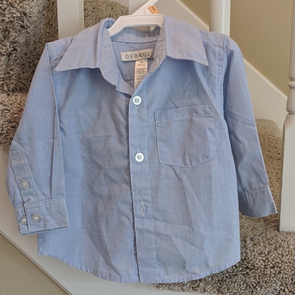 12 month button up shirt